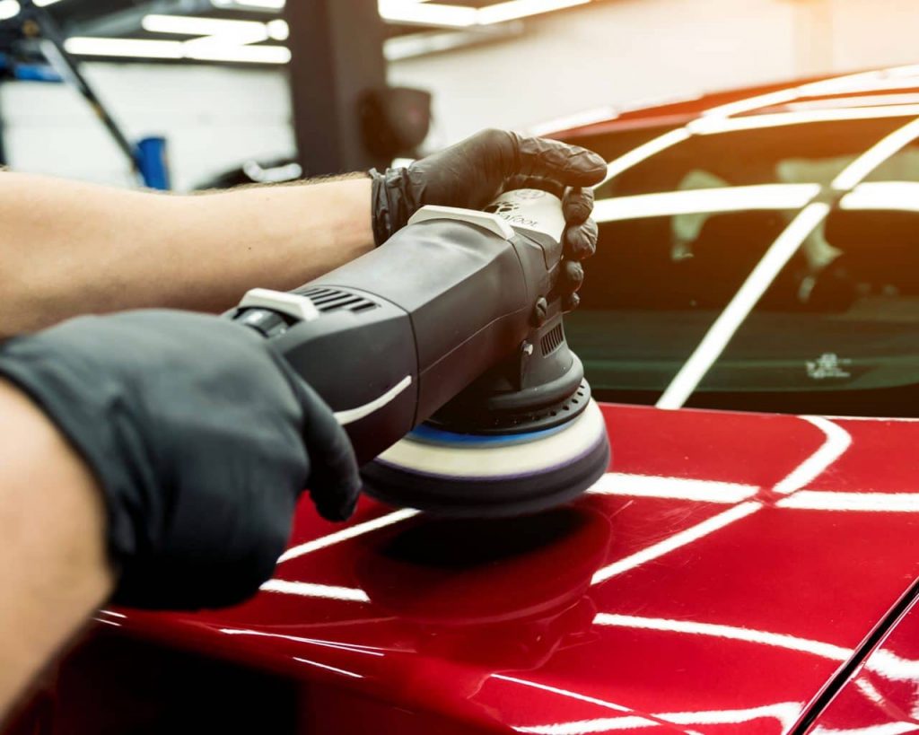 Pulido de pintura a máquina — Car Clean Corbins